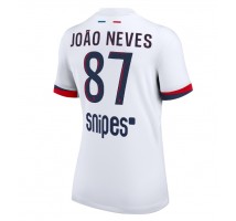 Paris Saint-Germain Joao Neves #87 Koszulka Wyjazdowa damskie 2025-26 Krótki Rękaw